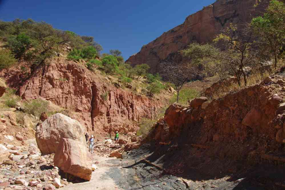 Fin du trek dans le Guéralta, le 14 janvier 2017