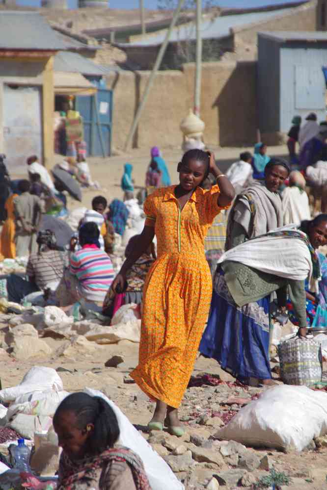 Halte au marché de Sink’at’a (ስንቃጣ) (Freweyni), le 14 janvier 2017