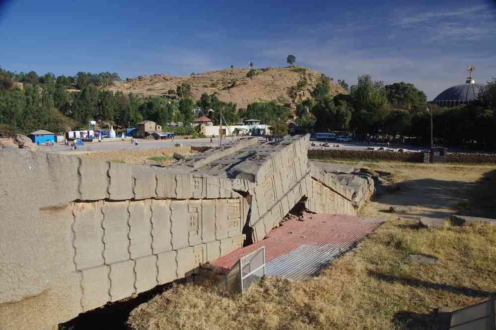 La grande stèle brisée d’Axoum (አክሱም), le 15 janvier 2017