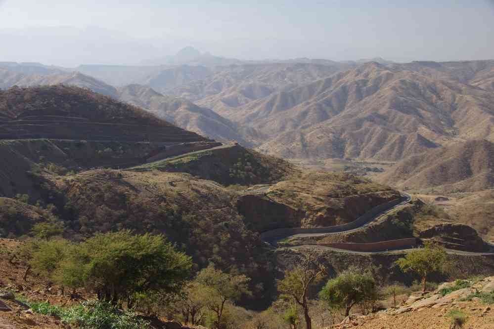 Entre Axoum (አክሱም) et le parc du Simien, le 16 janvier 2017