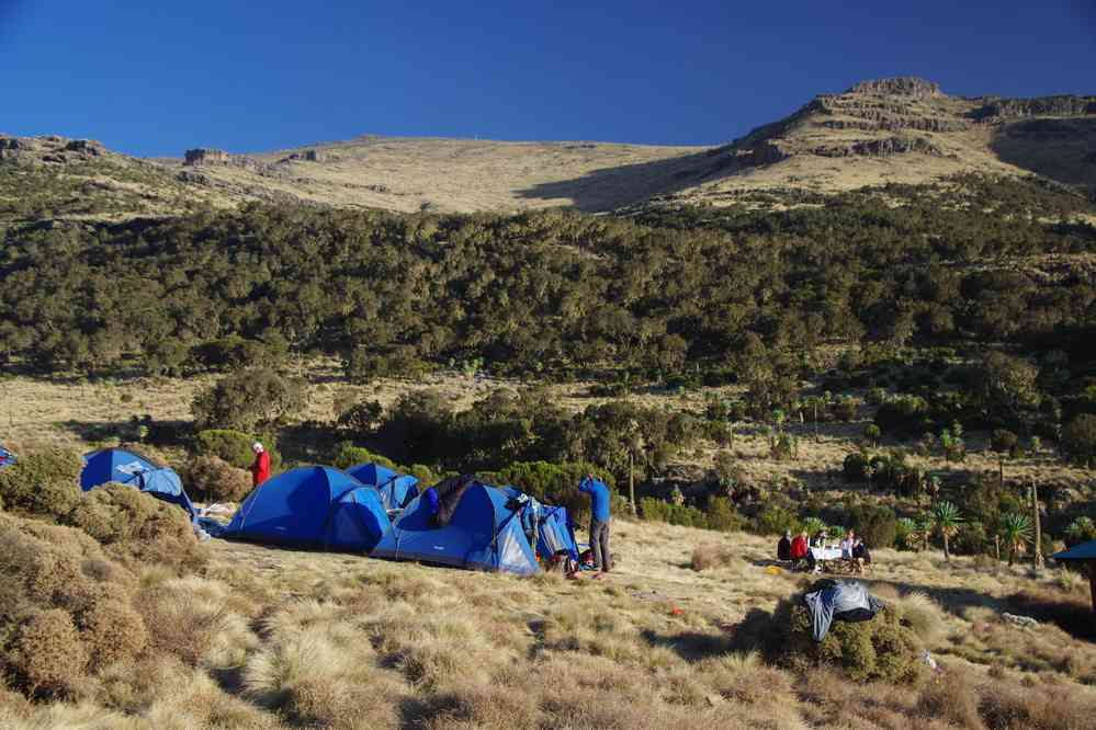 Arrivée au camp de Chennek, le 18 janvier 2017