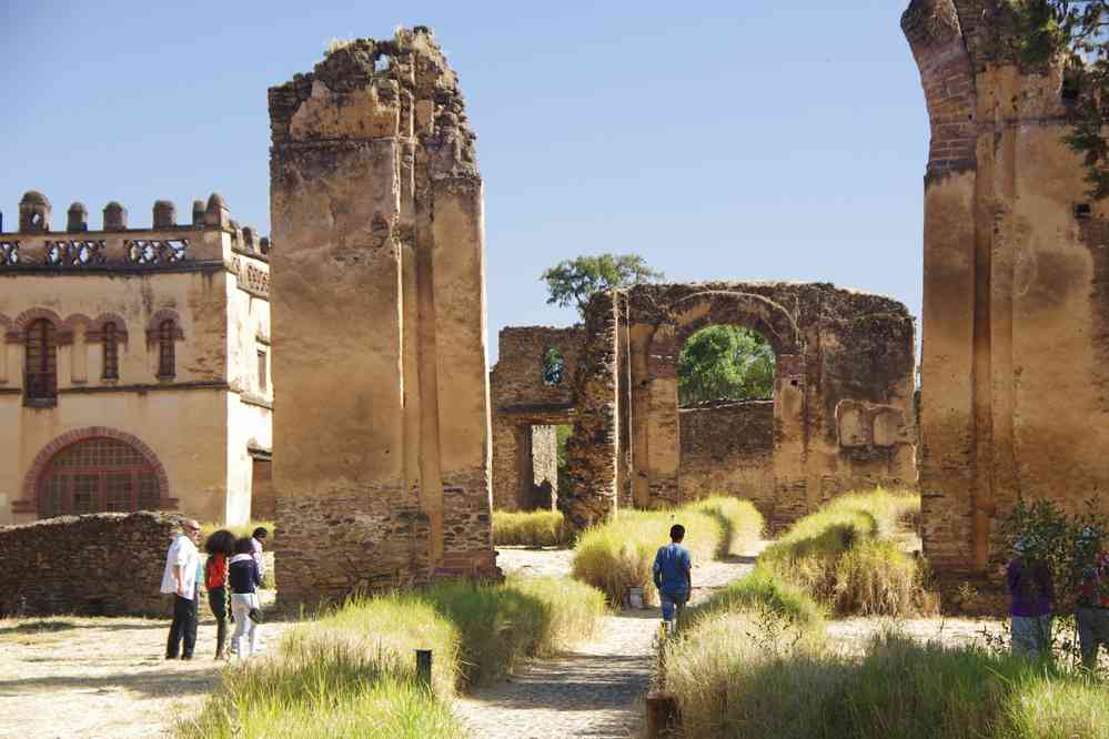 Gondar (ጎንደር), fort de Fasil Ghébbi (ፋሲል ግቢ), le 20 janvier 2017