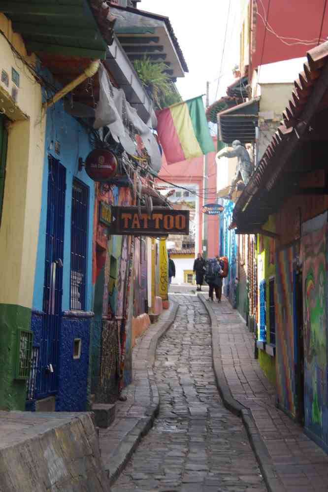 Bogotá, balade dans le quartier colonial, le 23 janvier 2018