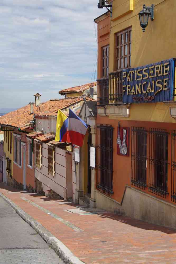 Bogotá, balade dans le quartier colonial. Pâtisserie française, le 23 janvier 2018