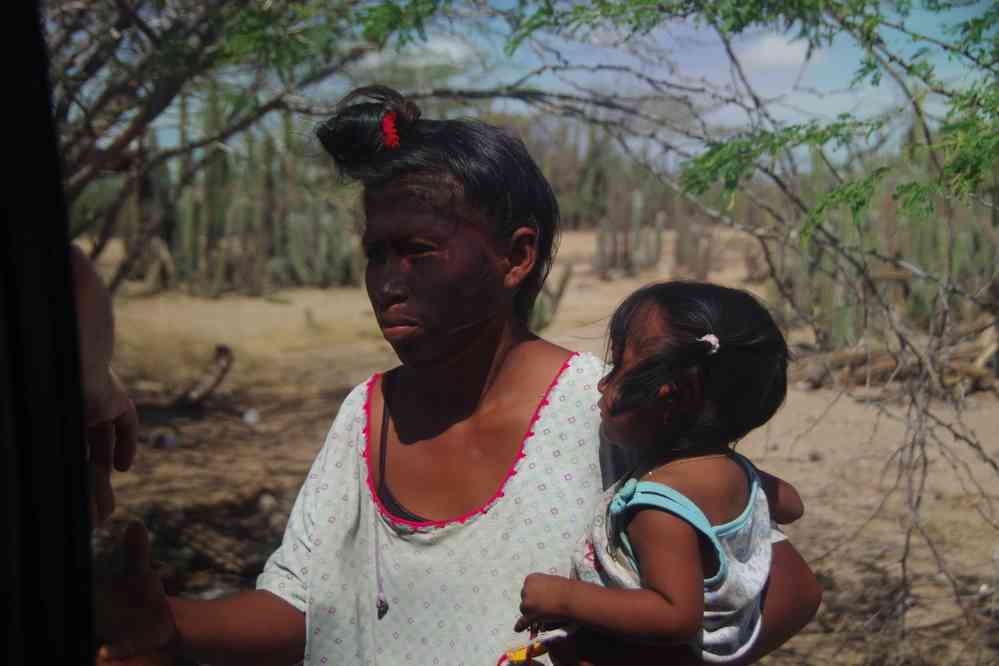 Peinture traditionnelle wayuu, le 25 janvier 2018