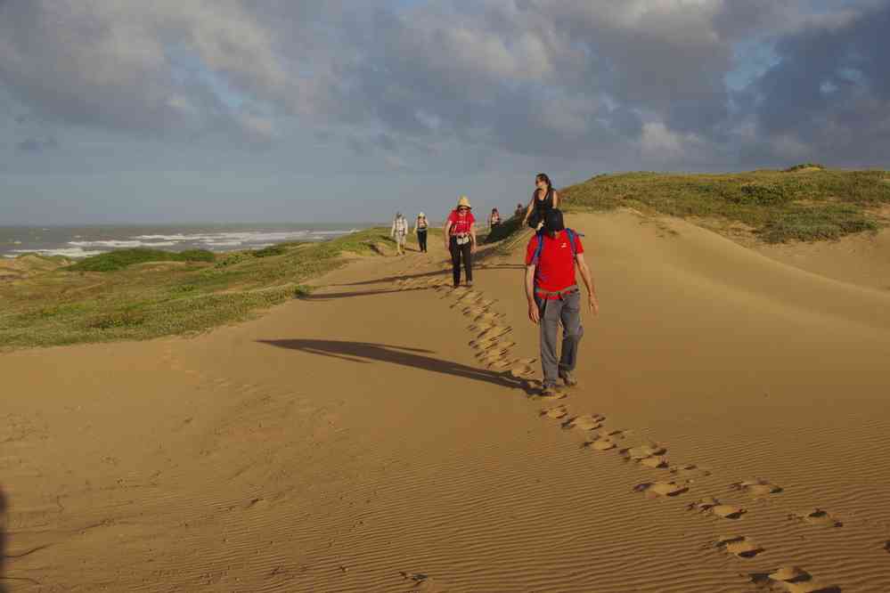 Dunes de Taroa après le bain, le 27 janvier 2018