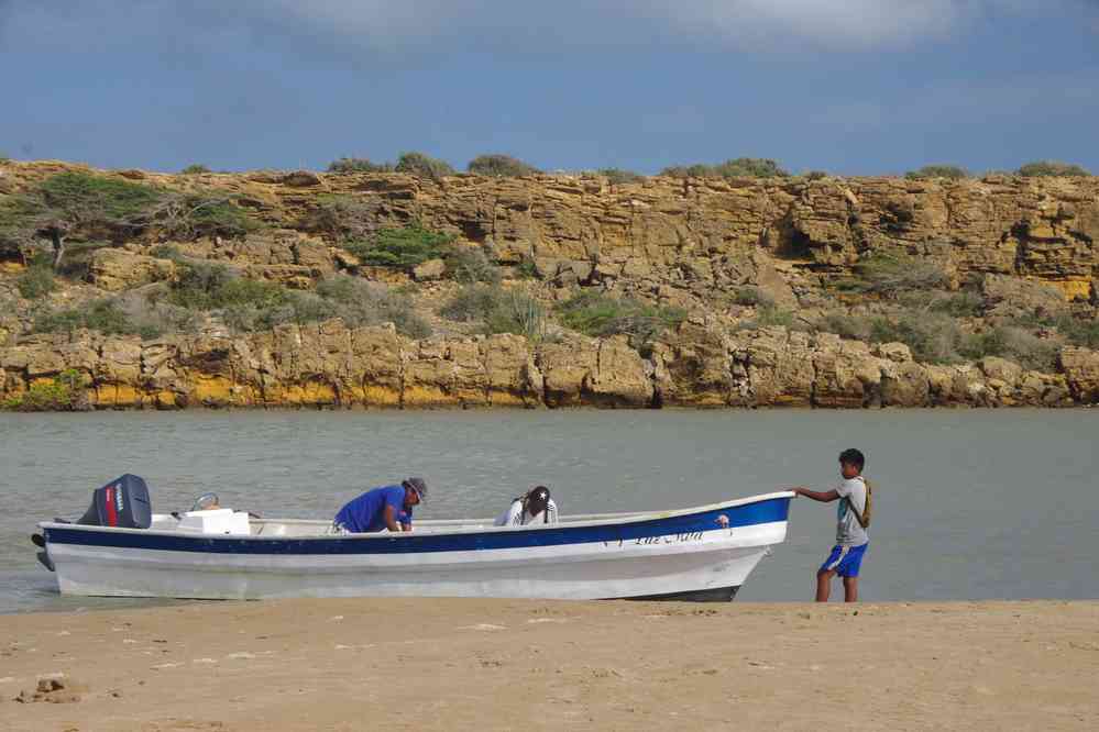 Débarquement près de la pointe Aguja, le 28 janvier 2018