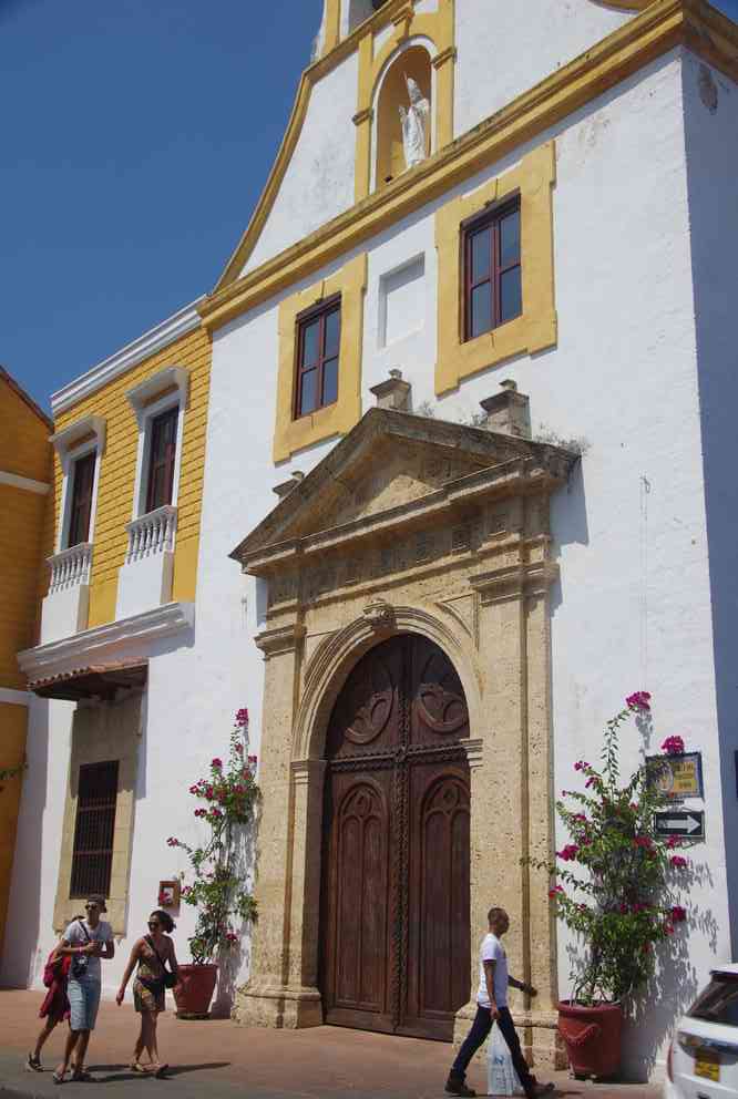 Carthagène-des-Indes, église Santo Toribio, le 2 février 2018