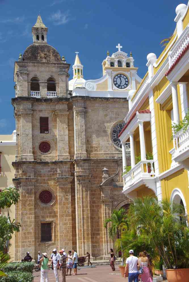 Carthagène-des-Indes : église Saint-Pierre-Claver, le 3 février 2018 (Nous n'avons pas réussi à y pénétrer)