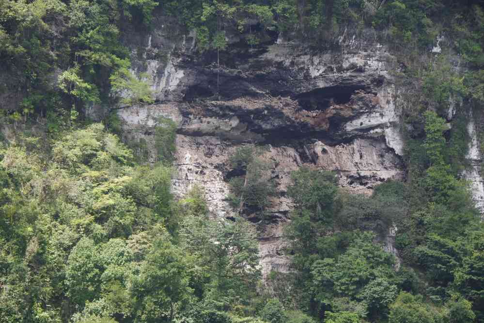 Le rio Dulce (falaises calcaires), le 19 février 2020