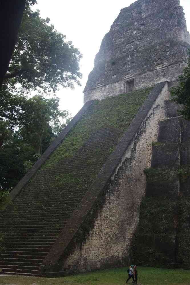 Tikal : le temple V (le second par la hauteur, 59 m), le 21 février 2020