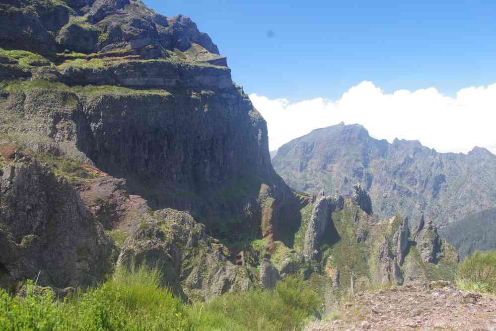 Du pico Ruivo au pico do Arieiro, le 5 mai 2022. Pique-nique