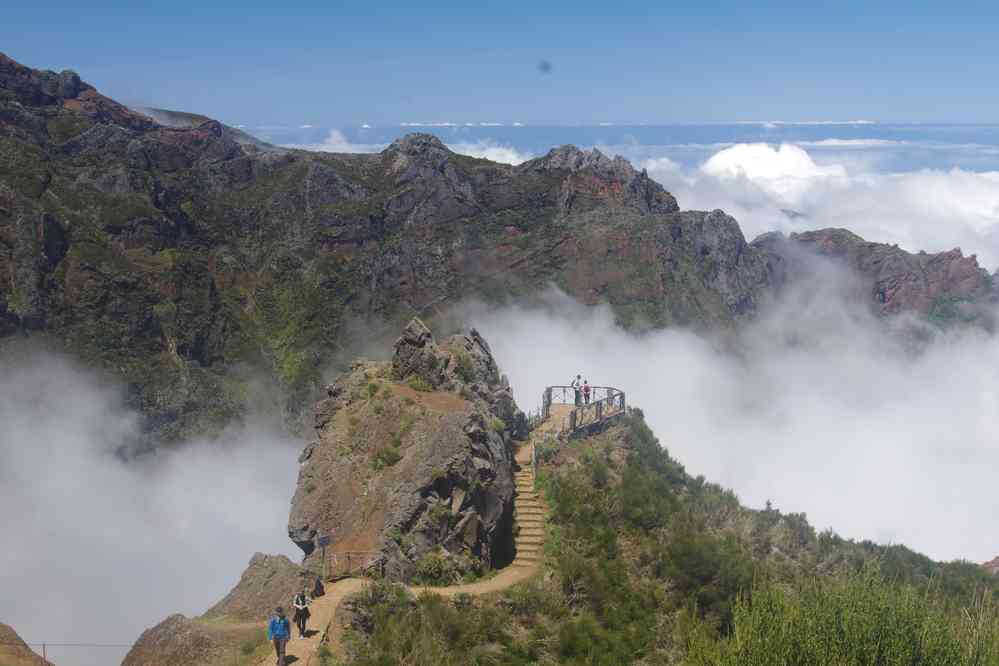 Du pico Ruivo au pico do Arieiro, le 5 mai 2022