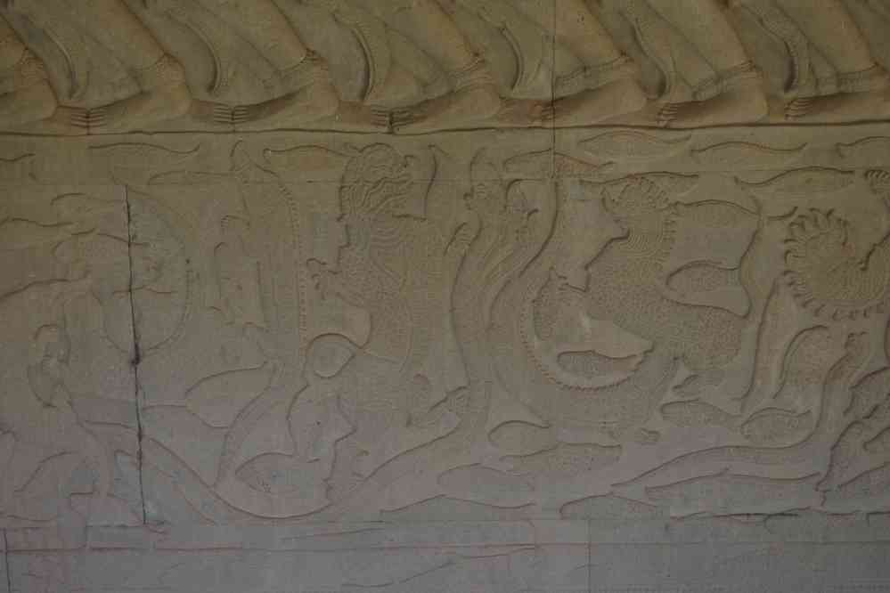 Bas-relief d’Angkor Vat (ប្រាសាទអង្គរវត្ត), le 28 janvier 2023