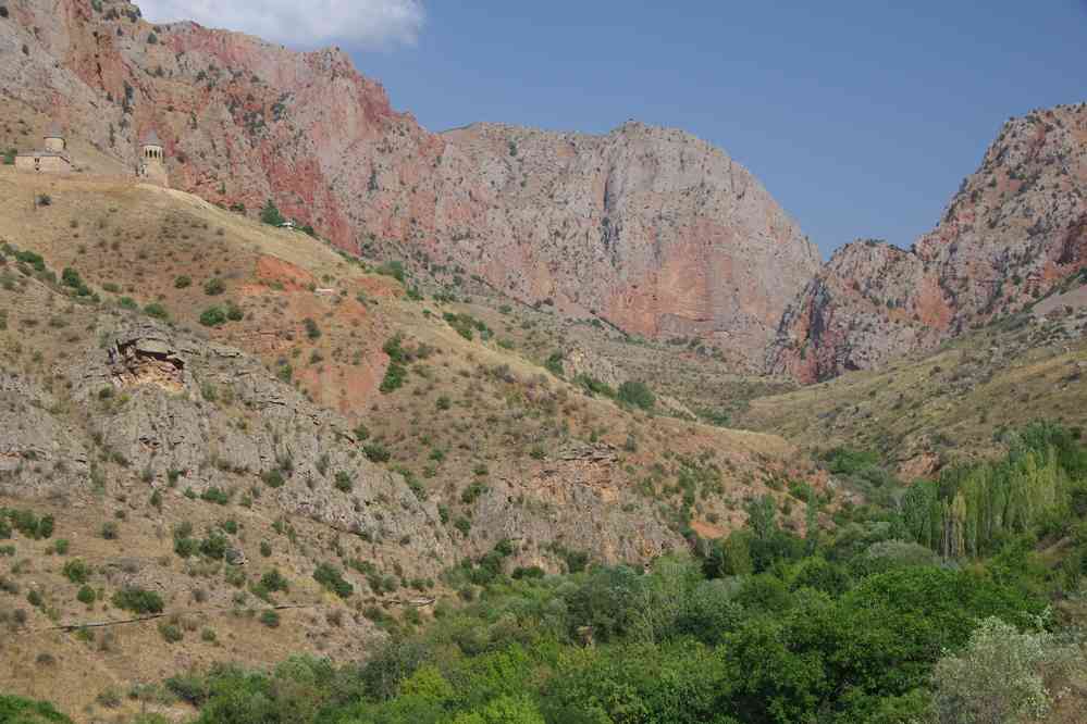 Randonnée en direction du monastère de Noravank (Նորավանք), le 31 juillet 2017