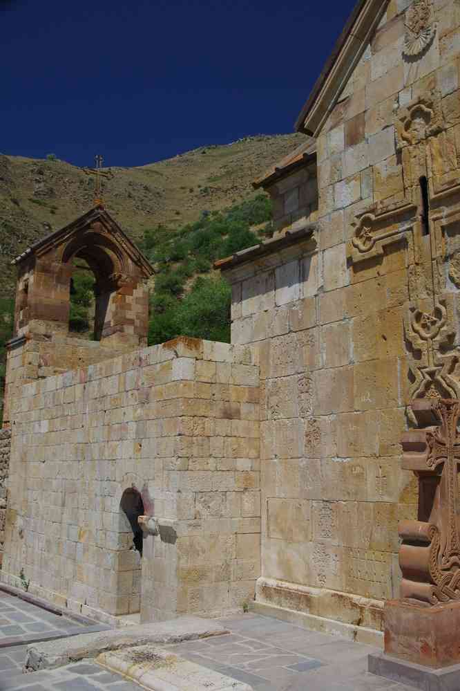 L’église de Spitakavor (Սպիտակավոր), le 1ᵉʳ août 2017