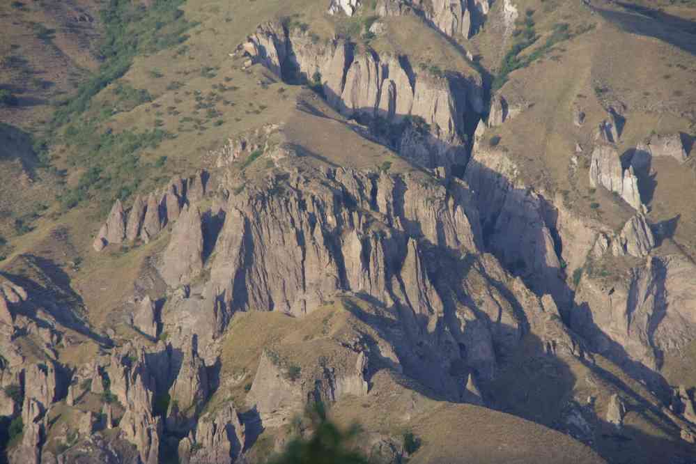 Goris (Գորիս), la « Cappadoce arménienne », le 1ᵉʳ août 2017