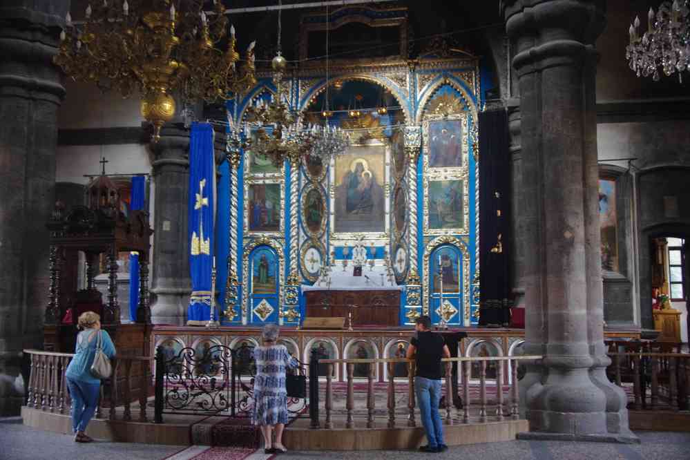 Église arméno-orthodoxe à Gyumri (Գյումրի), le 4 août 2017