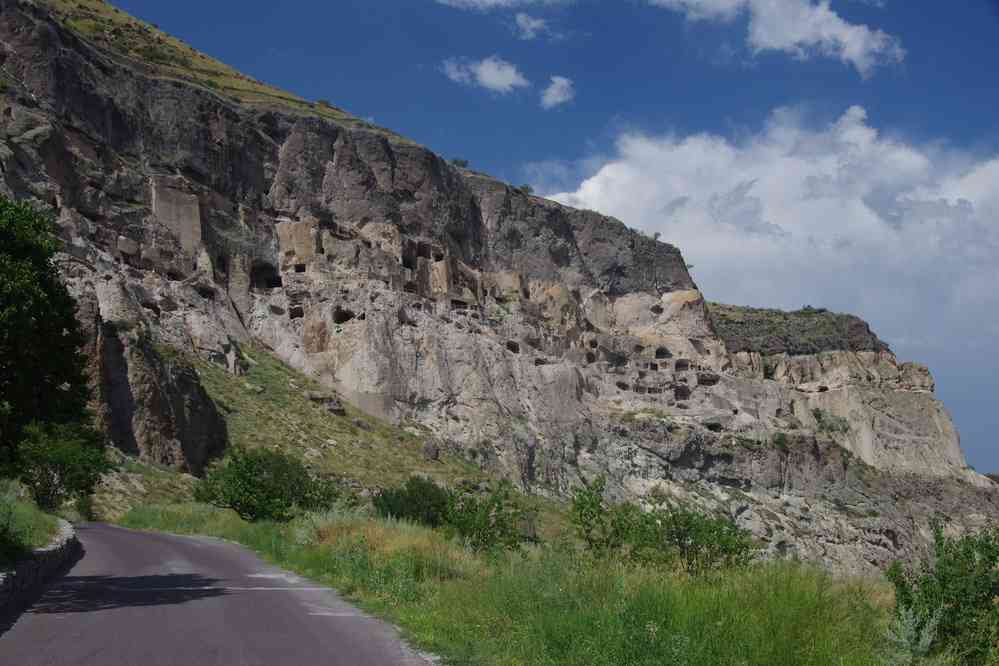 La ville troglodyte de Vardzia (ვარძია), le 5 août 2017