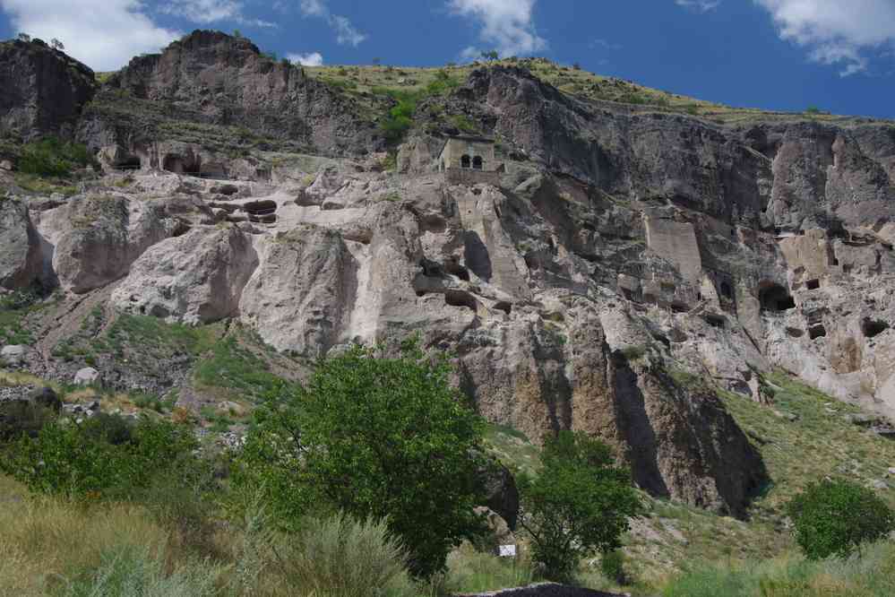 La ville troglodyte de Vardzia (ვარძია), le 5 août 2017