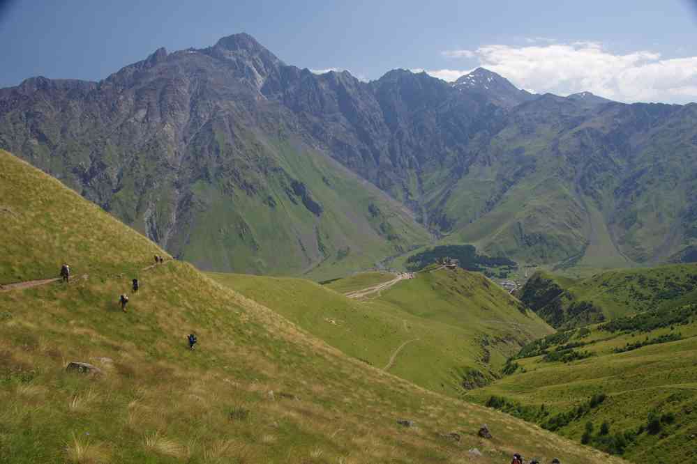 En direction du col d’Arsha, le 7 août 2017