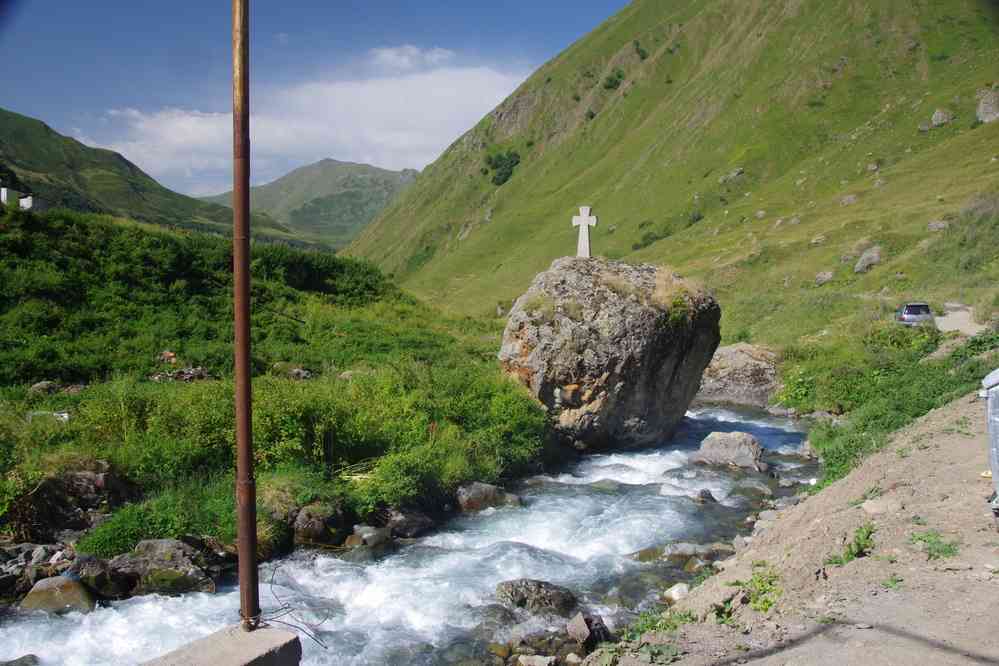 Village de Djouta (ჯუთა) dans la vallée de Sno (სნო), le 8 août 2017 (Le deuxième plus haut d’Europe, qu’ils disent (au fait, on est en Europe ?))