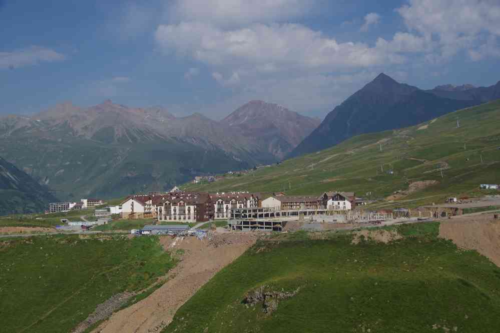 Station de ski de Goudaouri (გუდაური), le 9 août 2017