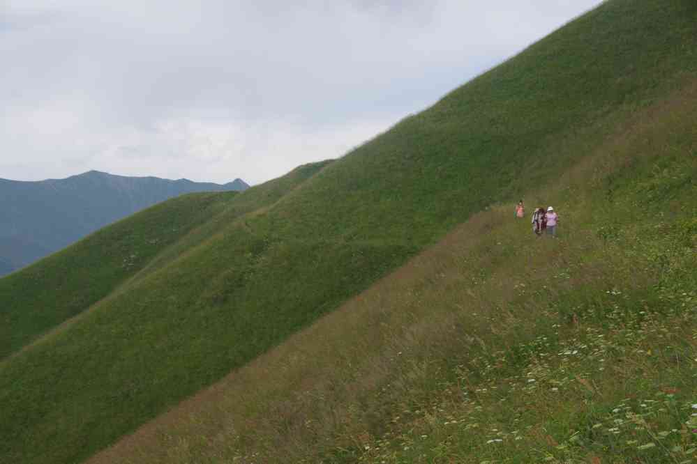 Entre Goudaouri (გუდაური) et Korogho (ქოროღო), le 9 août 2017