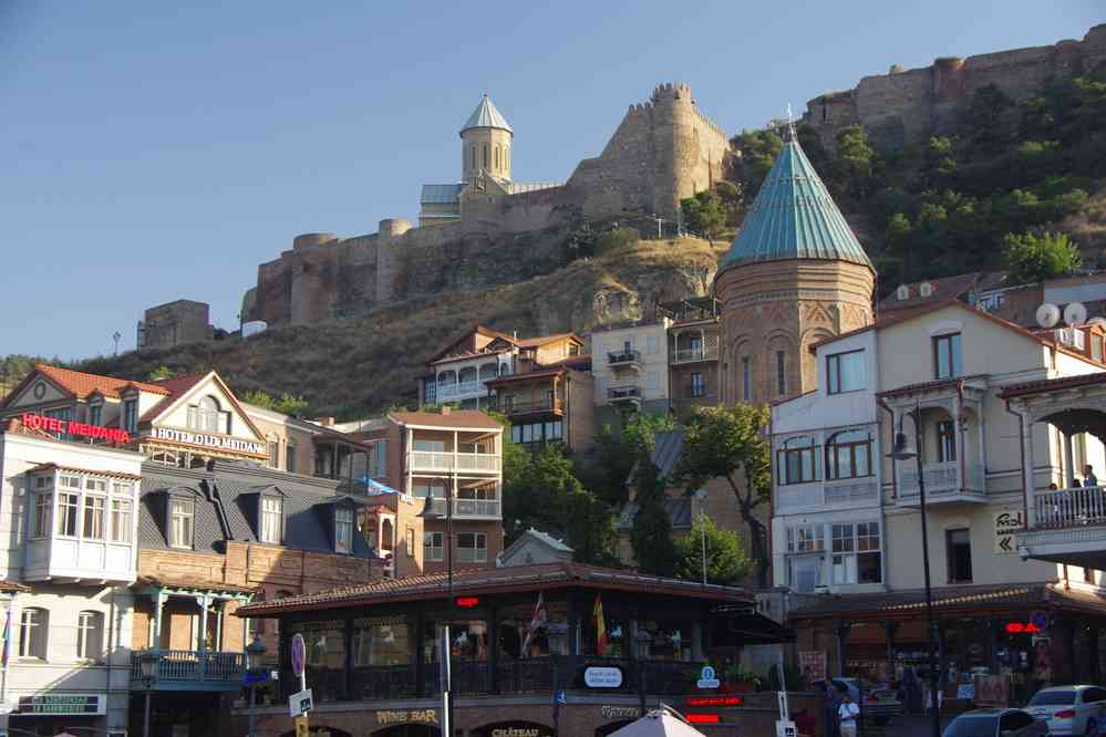 Tbilissi (თბილისი), vieux quartier, le 10 août 2017