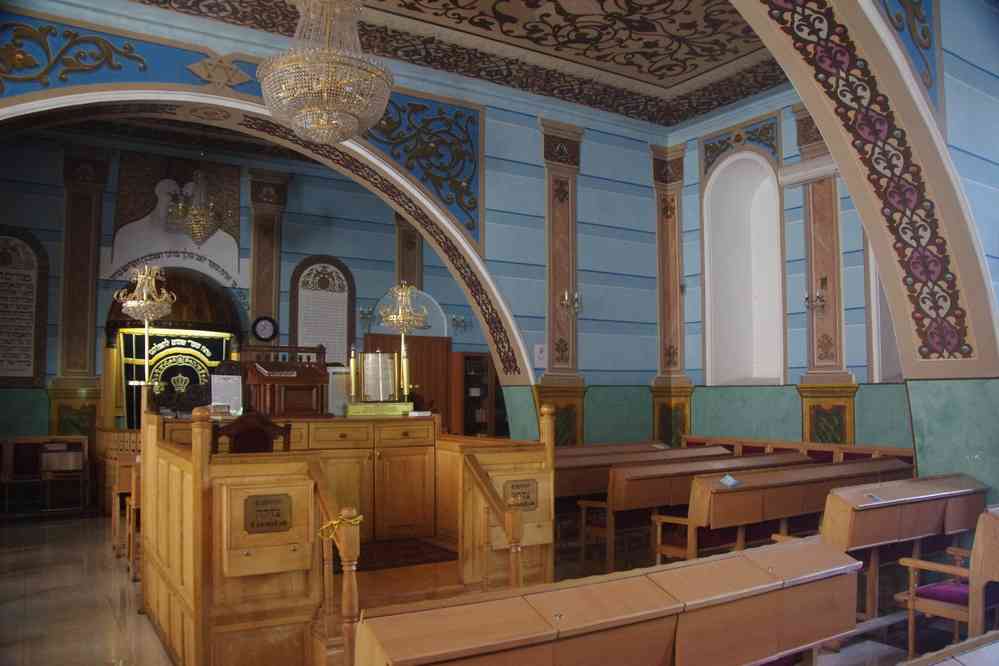 Tbilissi (თბილისი), intérieur de la synagogue, le 11 août 2017