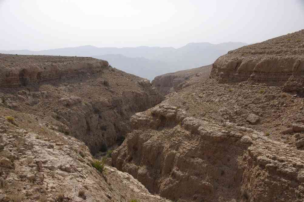 Cañon dans le Hajar oriental le 28 mars 2012