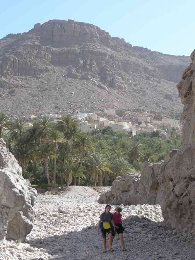 Vers la marche aquatique (village de Bid’ah)