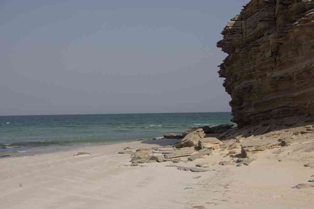 Lieu de baignade près des dunes de sucre, le 1ᵉʳ avril 2012