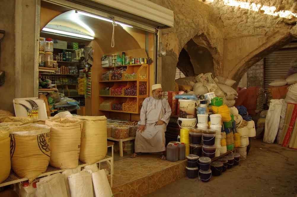 Le souk de Nizwa, le 3 avril 2012