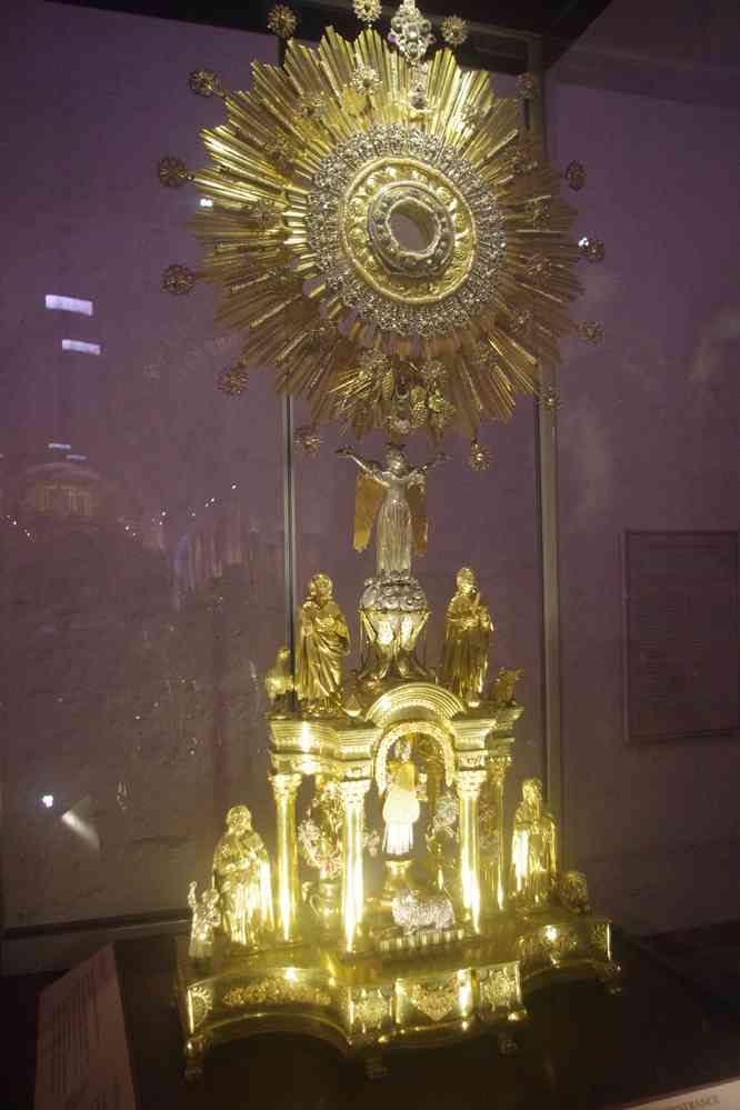 Arequipa, monastère de Santa Catalina. Tabernacle exposé dans l’ancienne chapelle, le 4 août 2024