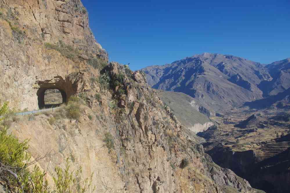 Le cañon de Colca photographié depuis le mirador Antahuilque, le 6 août 2024