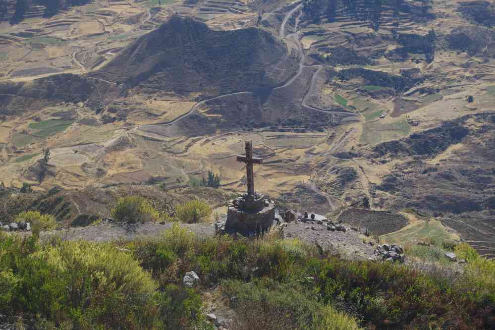 Cañon de Colca, vue depuis le mirador Wayracpunku, le 6 août 2024
