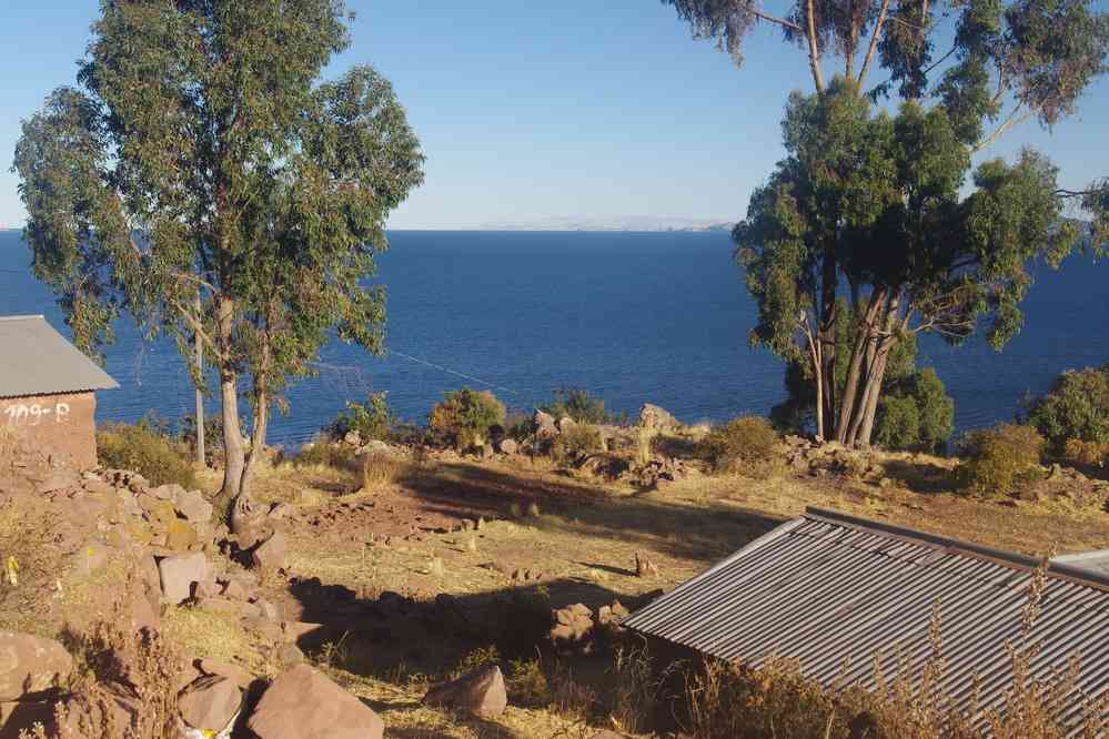 Lac Titicaca, la péninsule de Llachón en fin de journée, le 7 août 2024