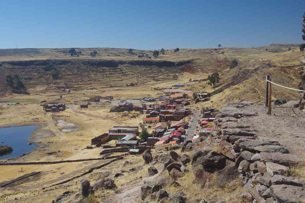 Fin de la visite de la nécropole de Sillustani, le 8 août 2024
