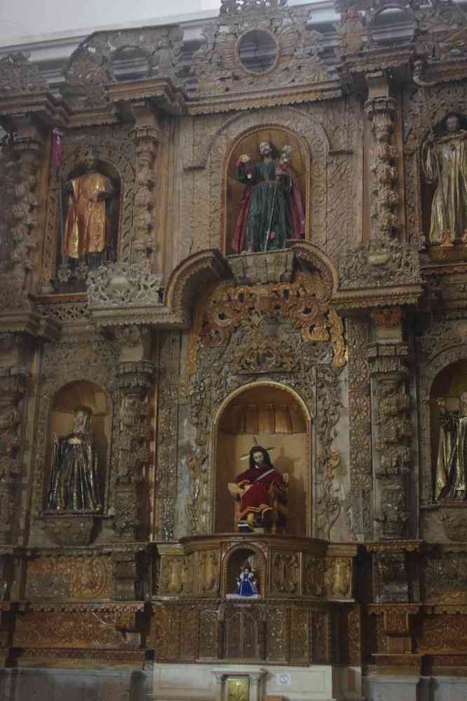 Lampa, visite de l’église du XVIIᵉ siècle, le 8 août 2024