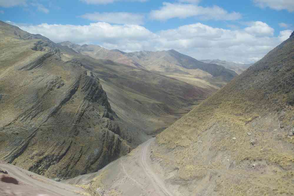 Descente du mont Vinikunka. La piste de retour, le 9 août 2024