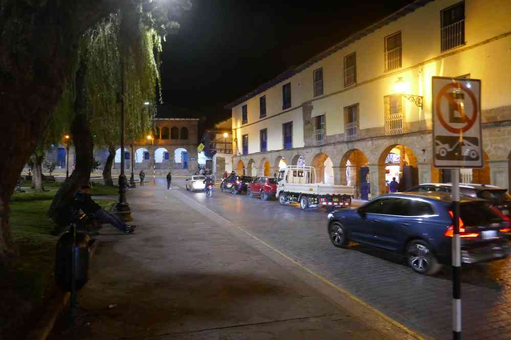 Cuzco en soirée, le 9 août 2024