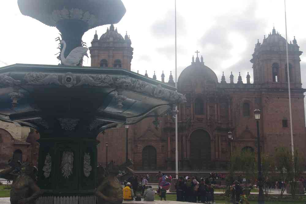 Cuzco, place d’armes et cathédrale, le 10 août 2024