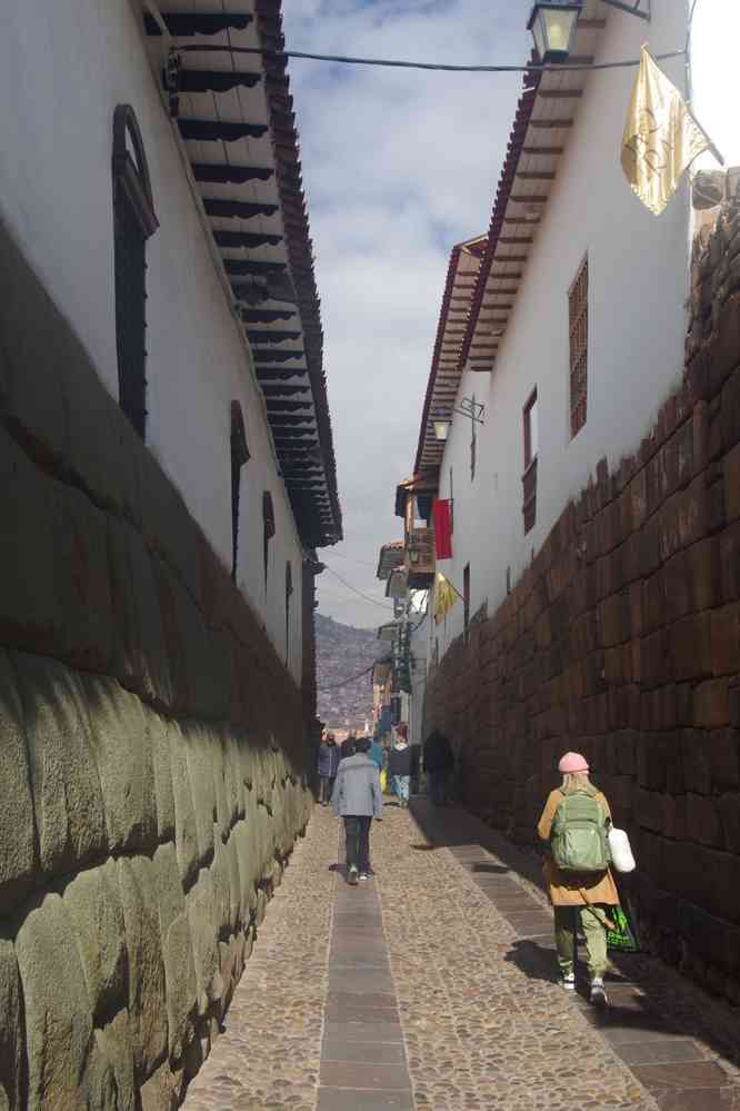 Cuzco, rue Calle Hatunrumiyoc, le 10 août 2024