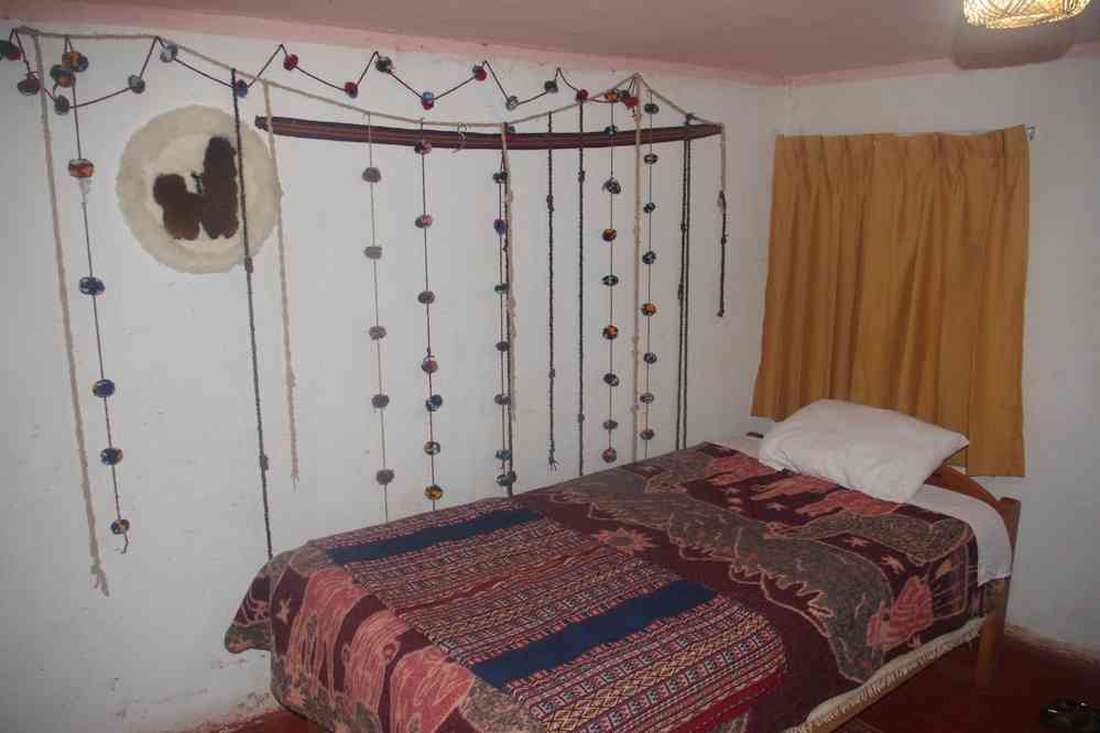 Nuit chez l’habitant à Tauca. La chambre dans laquelle j’ai dormi, le 10 août 2024