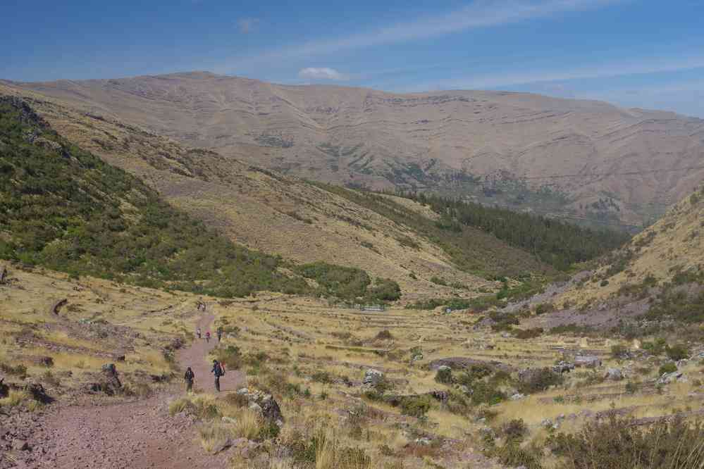 Début de trek dans la vallée sacrée, le 11 août 2024