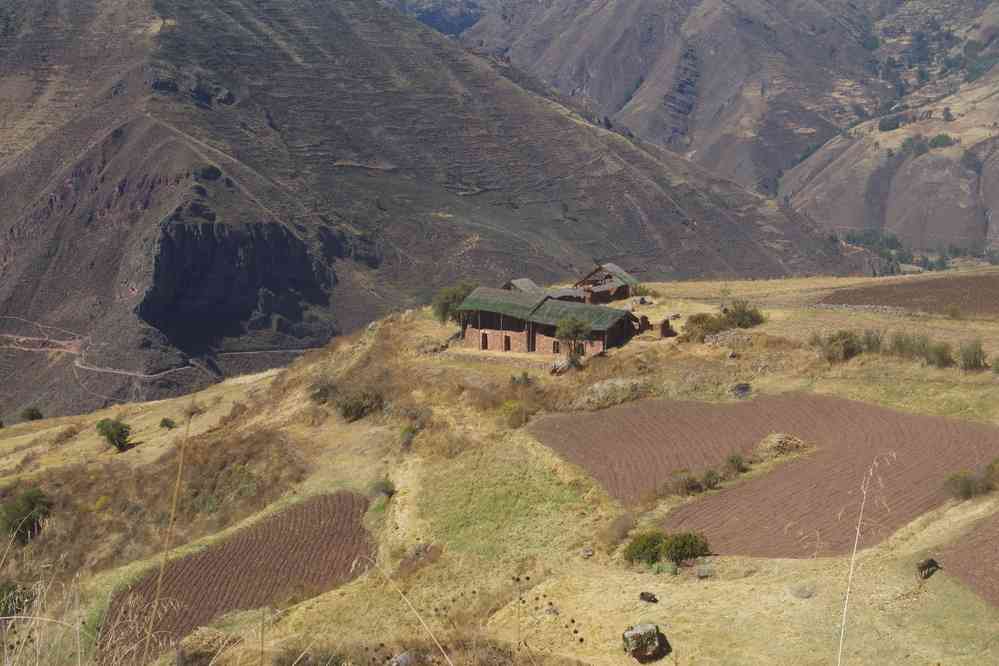 La vallée sacrée près du site inca d’Huchuy Qosqo, le 11 août 2024