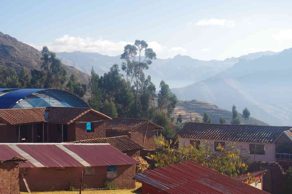 Le matin depuis notre gîte de Patabamba, le 13 août 2024