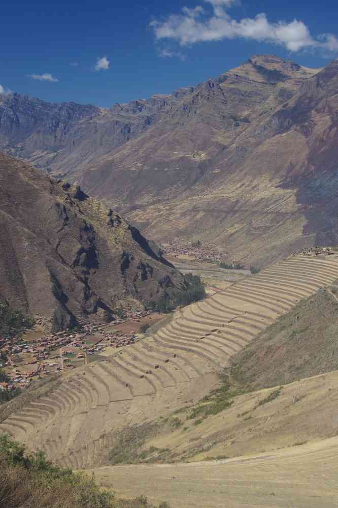 Visite du site archéologique de Pisac, le 13 août 2024. Terrasses incas