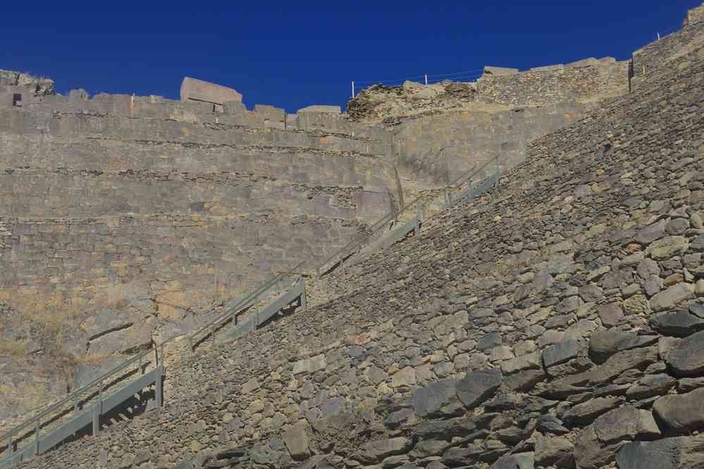 Visite du site archéologique d’Ollantaytambo, le 15 août 2024
